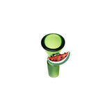 Pulsar Fruit Series Watermelon Zkittles Herb Pipe Glow Duo - 10" / 14mm F