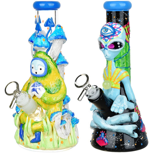 Pulsar Artist Series Glow Beaker Water Pipe | 9.5