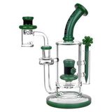 Pulsar St. Patrick's Day Special Rig w/ Carb Cap & Dabber - 8" / 14mm F