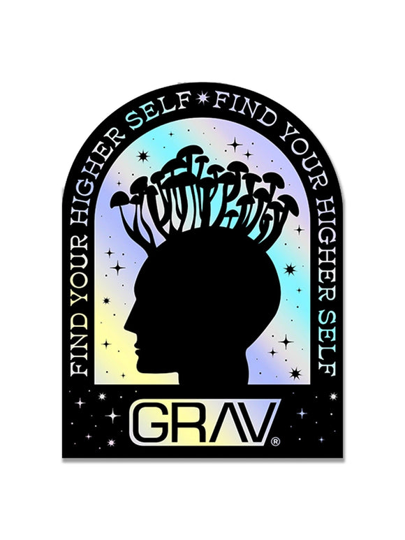 GRAV® Hologram Sticker - Pack of 5