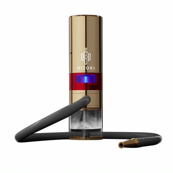 Hitoki Trident Laser Water Pipe - 24K Gold