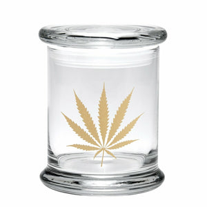 420 Science Pop-Top Jar - Gold Leaf