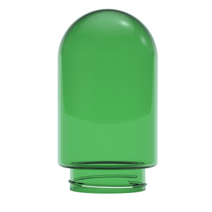 Single Green Glass Globe (Large)