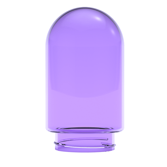 Single Purple Glass Globe (Large)